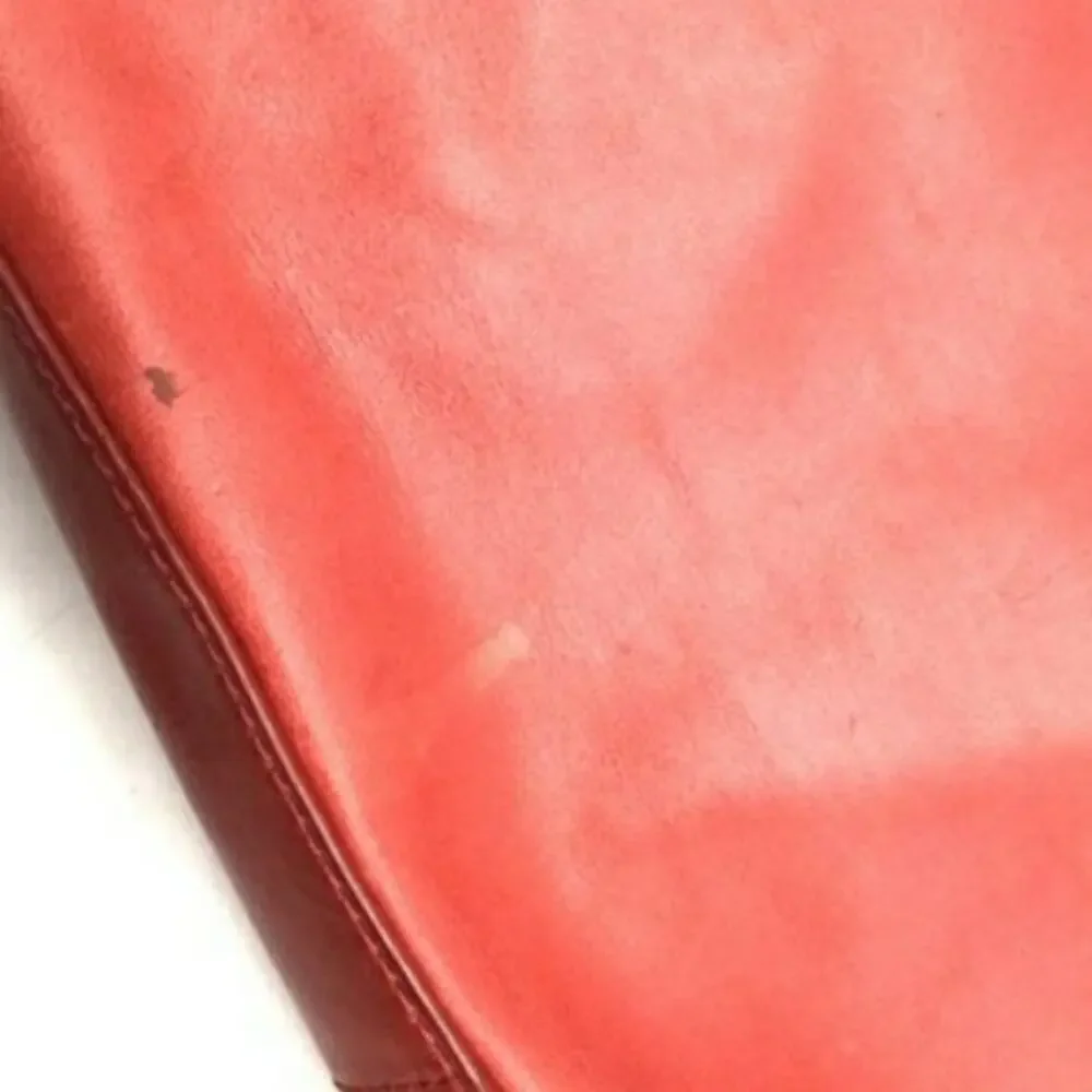 COLE HAAN LRG RED STRAP LEATHER HOBO BAG *